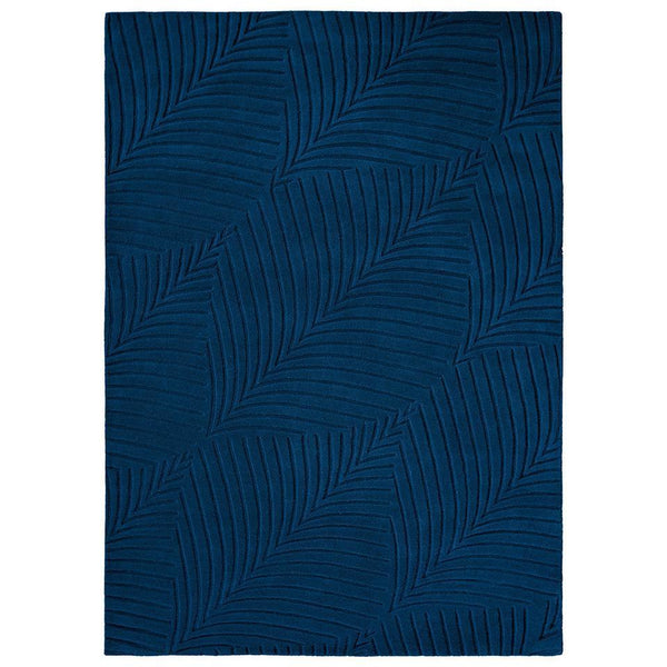 Wedgwood Folia Navy Blue 38308 Wool Designer Rug Rugs Of Beauty