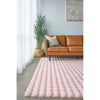 Tara 1721 Blush Pink Modern Machine Washable Rug - Rugs Of Beauty - 2