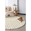 Tara 1722 Natural Modern Machine Washable Round Rug - Rugs Of Beauty - 2