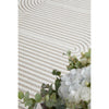 Agnes 2455 Beige White Modern Patterned Runner Rug - Rugs Of Beauty - 3