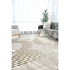 Agnes 2457 Beige Modern Patterned Rug - Rugs Of Beauty - 2