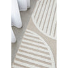 Agnes 2458 Beige White Modern Patterned Runner Rug - Rugs Of Beauty - 4