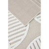 Agnes 2458 Beige White Modern Patterned Runner Rug - Rugs Of Beauty - 5