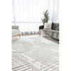 Agnes 2459 White Modern Patterned Rug - Rugs Of Beauty - 2