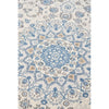 Morriset 3783 Ivory Blue Traditional Kashan Wool Rug - Rugs Of Beauty - 3