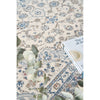 Morriset 3783 Ivory Blue Traditional Kashan Wool Rug - Rugs Of Beauty - 5