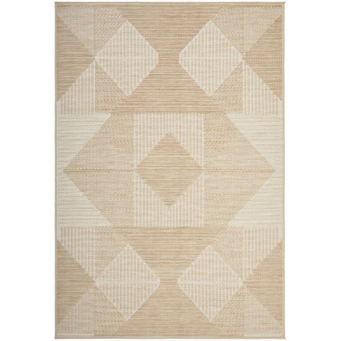 Kedron 1673 Indoor Outdoor Natural Cream Modern Polypropylene Rug - Rugs Of Beauty - 1