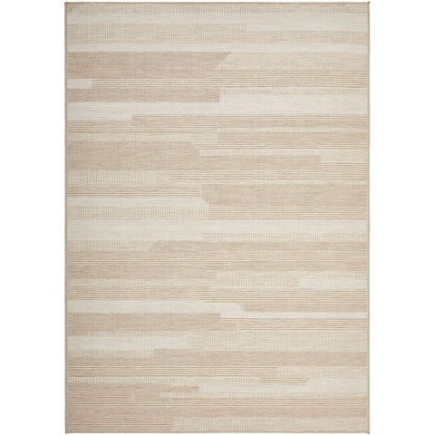 Kedron 1675 Indoor Outdoor Natural Cream Modern Polypropylene Rug - Rugs Of Beauty - 1