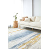 Kooringal 460 Blue Multi Colour Abstract Modern Machine Washable Rug - Rugs Of Beauty - 2