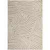 Miriam 1864 Cream Beige Modern Patterned Rug - Rugs Of Beauty - 1