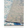 Monsa Beige Grey Motif on Blue Transitional Patterned Rug - Rugs Of Beauty - 5