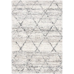 Boulder 4435 Modern Trellis Patterned Shaggy Rug - Rugs Of Beauty - 1