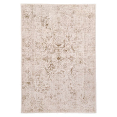 Luxor 2312 Beige Floral Medallion Machine Washable Rug - Rugs Of Beauty - 1